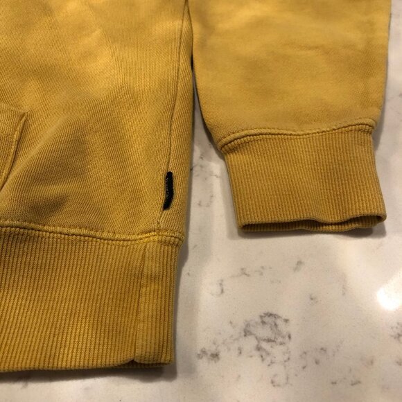 Body Glove Prep School Chill Fleece Retro Style 100% Cotton Hoodie Gold Sz XS - Picture 4 of 16